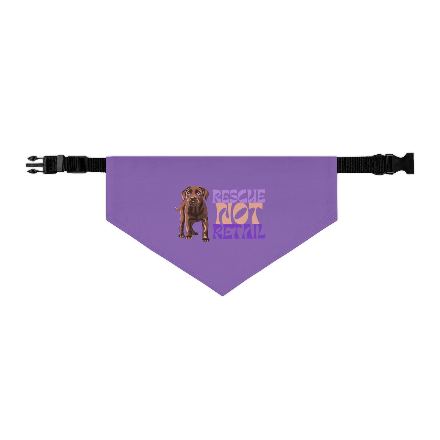 Rescue Not Retail Pet Bandana Collar