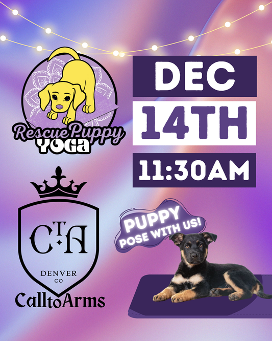 Rescue Puppy Yoga - Call to Arms Brewing Co.