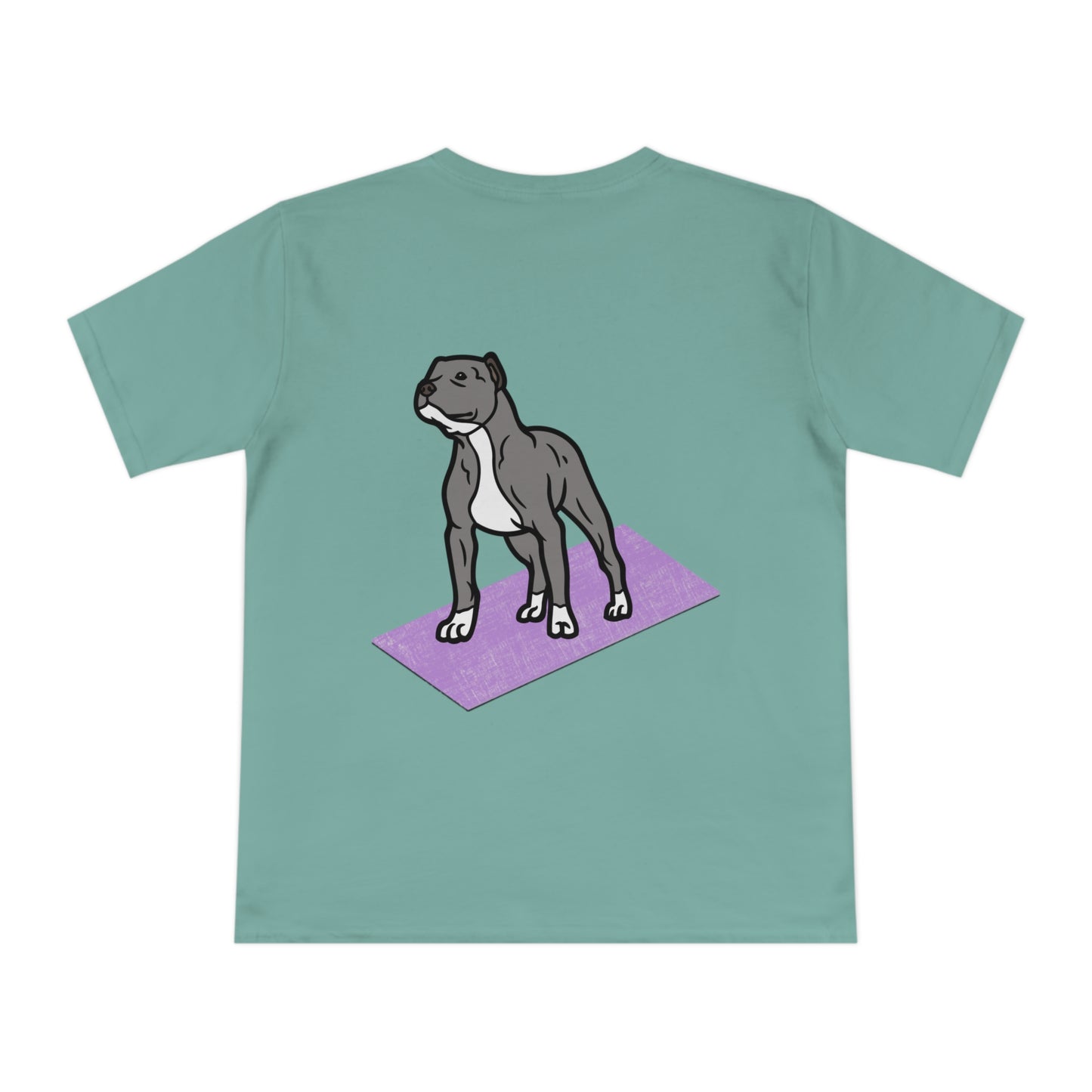 Rescue Puppy Yoga Mat Pit Bull Graphic Tshirt