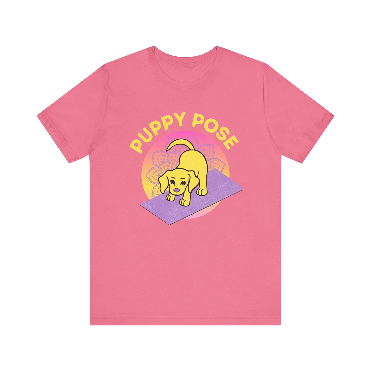 Pawmaste Happy Husky Puppy Yoga Shirt Unisex Classic Tee