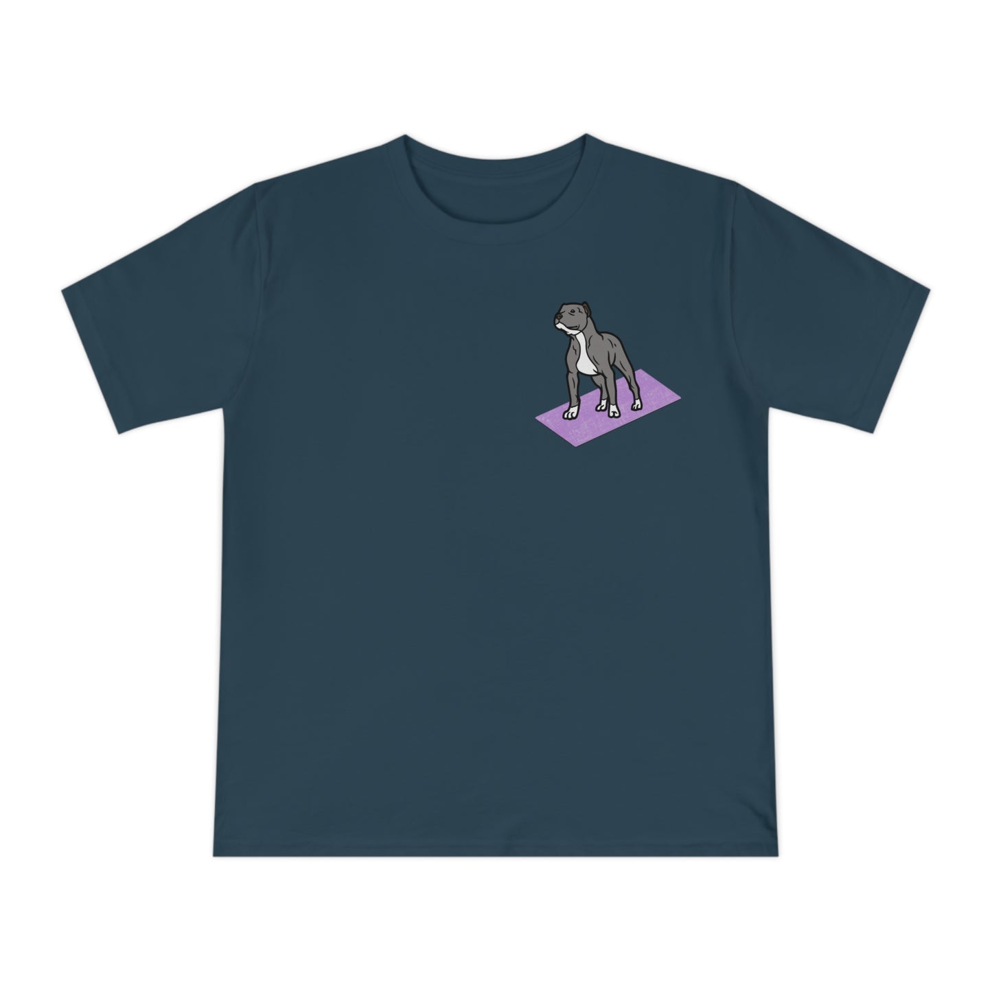 Rescue Puppy Yoga Mat Pit Bull Graphic Tshirt
