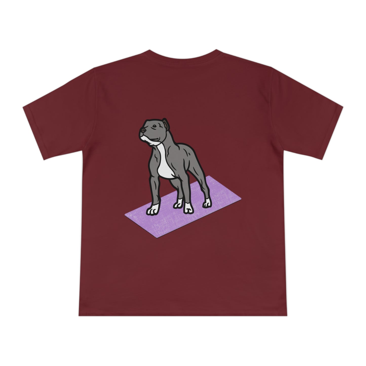 Rescue Puppy Yoga Mat Pit Bull Graphic Tshirt