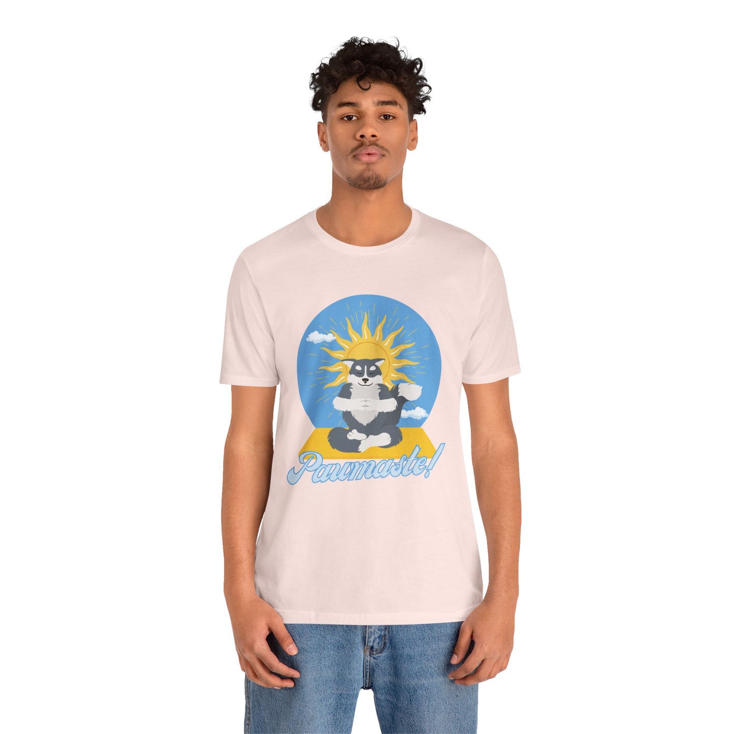 Pawmaste Happy Husky Puppy Yoga Shirt Unisex Classic Tee