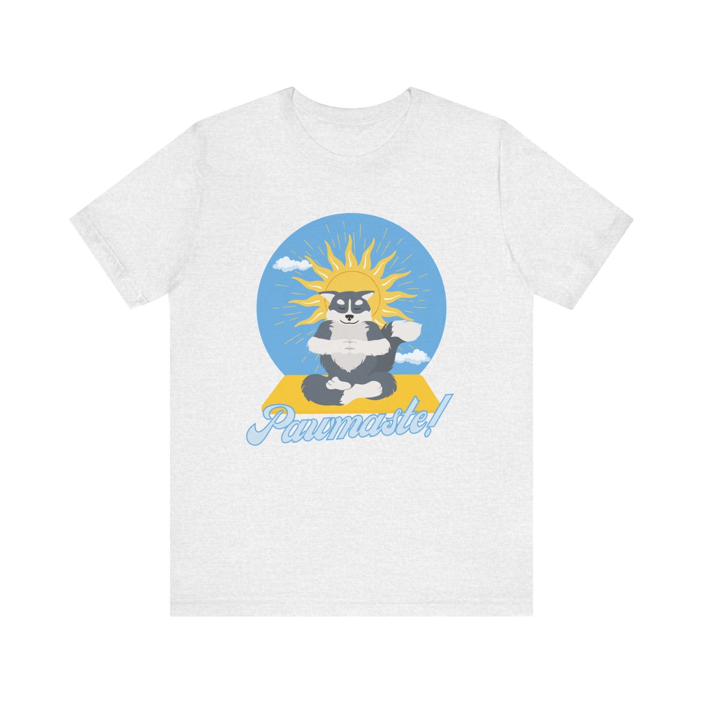 Pawmaste Happy Husky Puppy Yoga Shirt Unisex Classic Tee