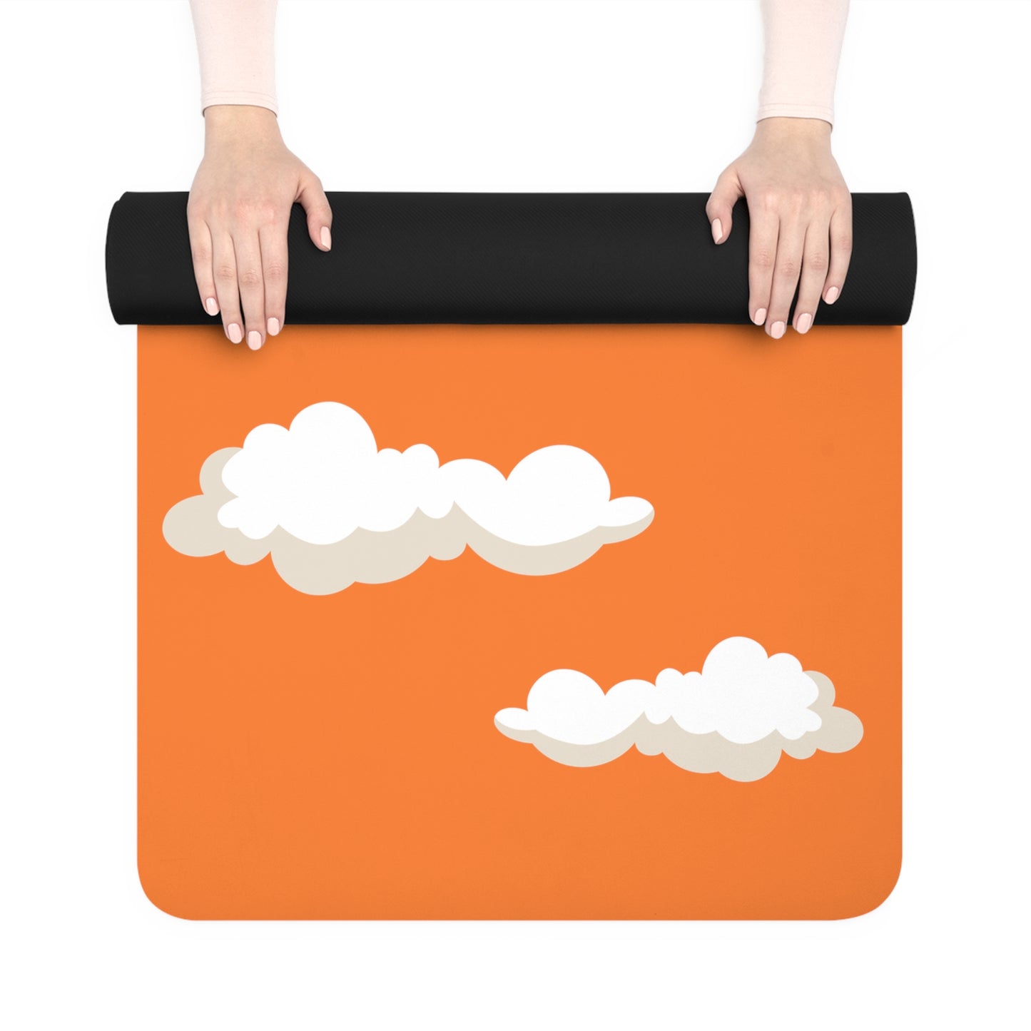 Happy Husky Pawmaste in the Clouds Rubber Yoga Mat