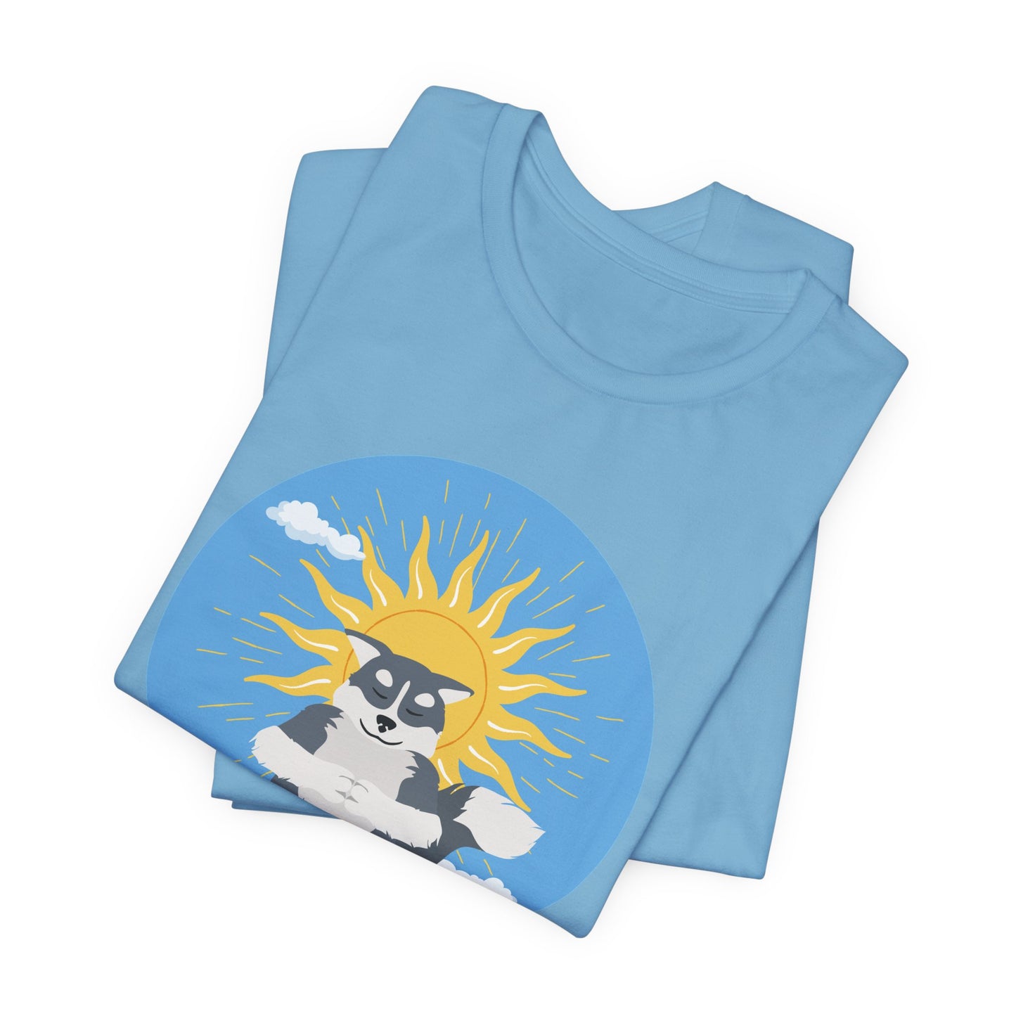 Pawmaste Happy Husky Puppy Yoga Shirt Unisex Classic Tee
