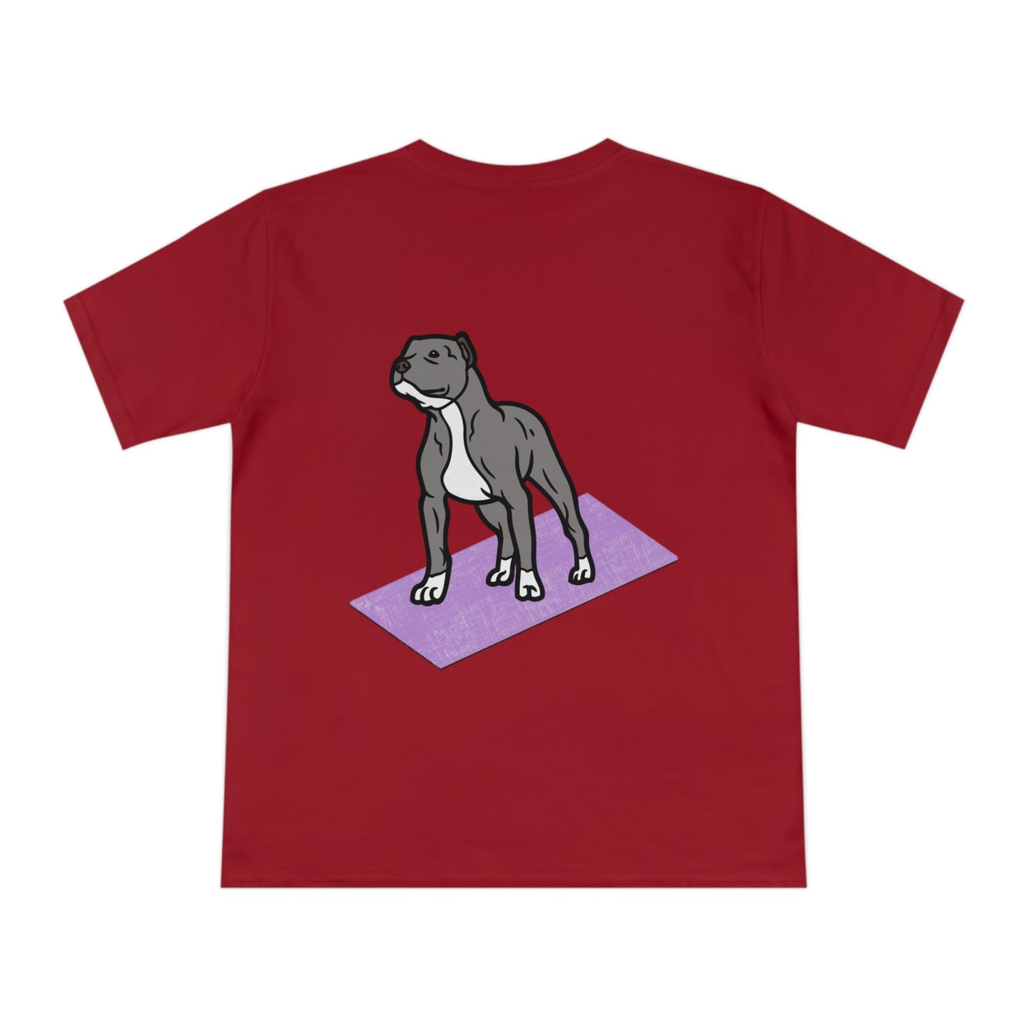 Rescue Puppy Yoga Mat Pit Bull Graphic Tshirt
