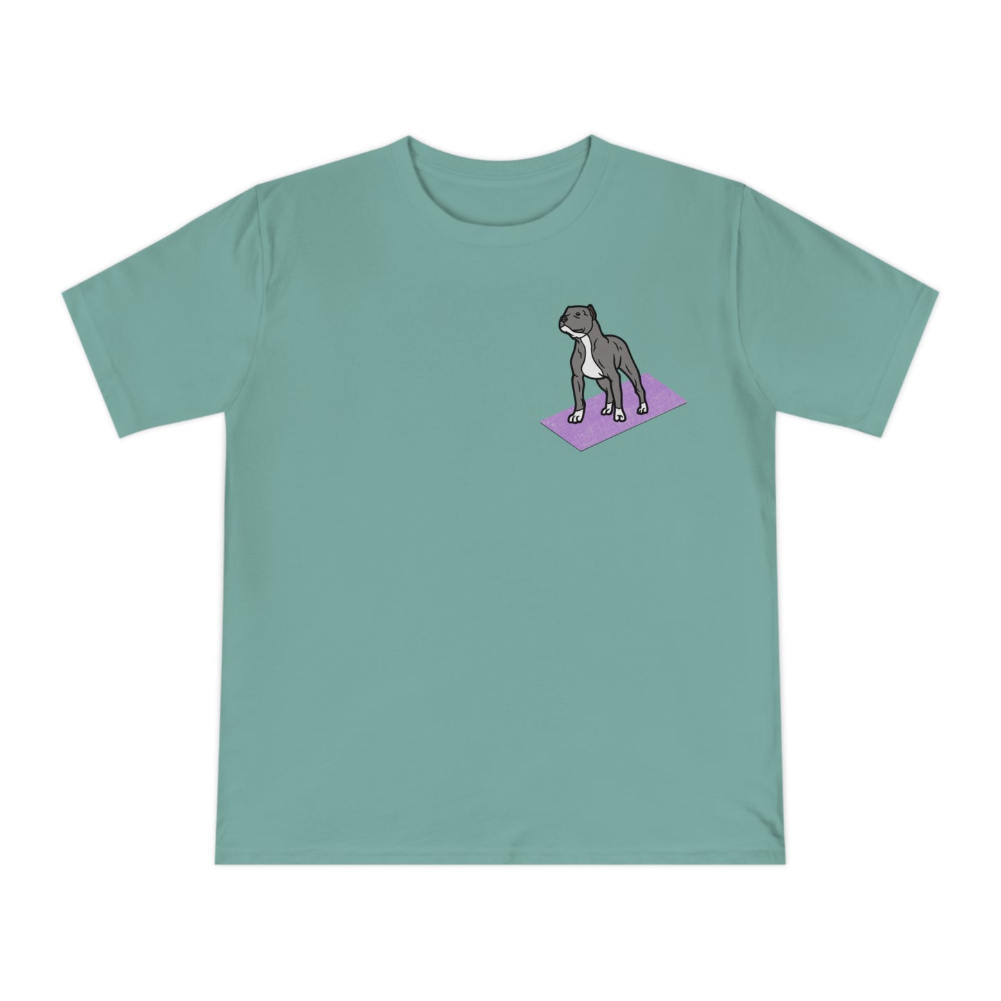 Rescue Puppy Yoga Mat Pit Bull Graphic Tshirt
