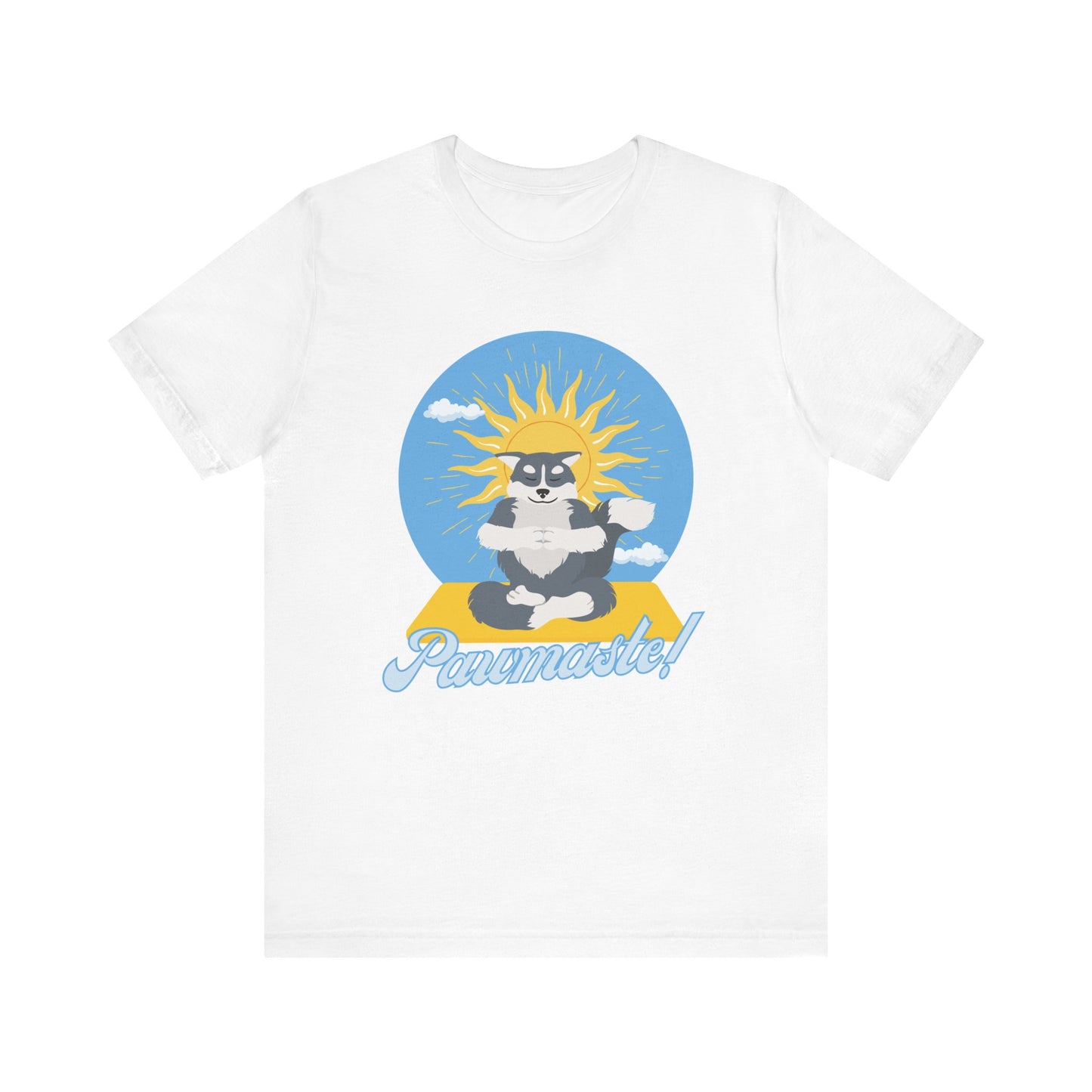 Pawmaste Happy Husky Puppy Yoga Shirt Unisex Classic Tee