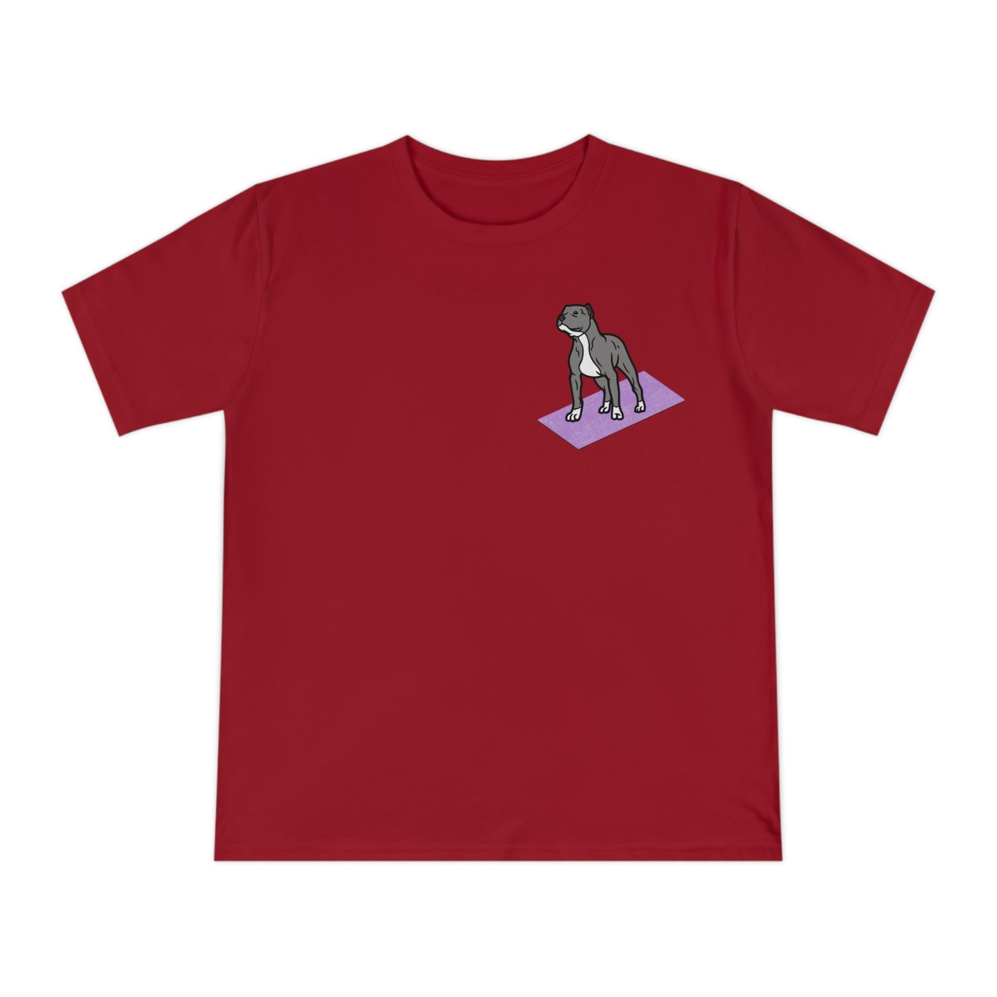 Rescue Puppy Yoga Mat Pit Bull Graphic Tshirt