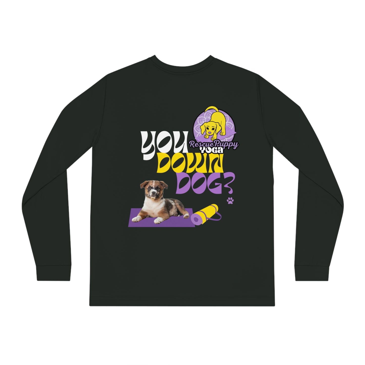 You down Dog? Unisex Organic Long Sleeve Tee