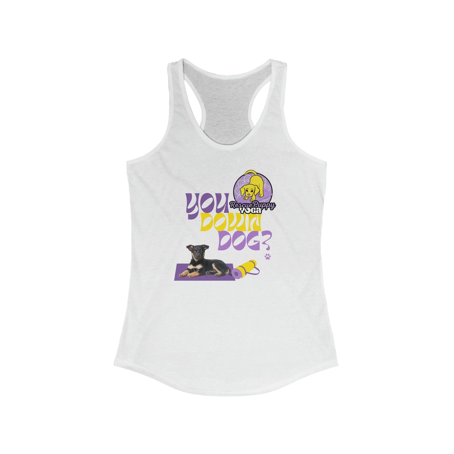 You down Dog? Organic Women’s Tank Top