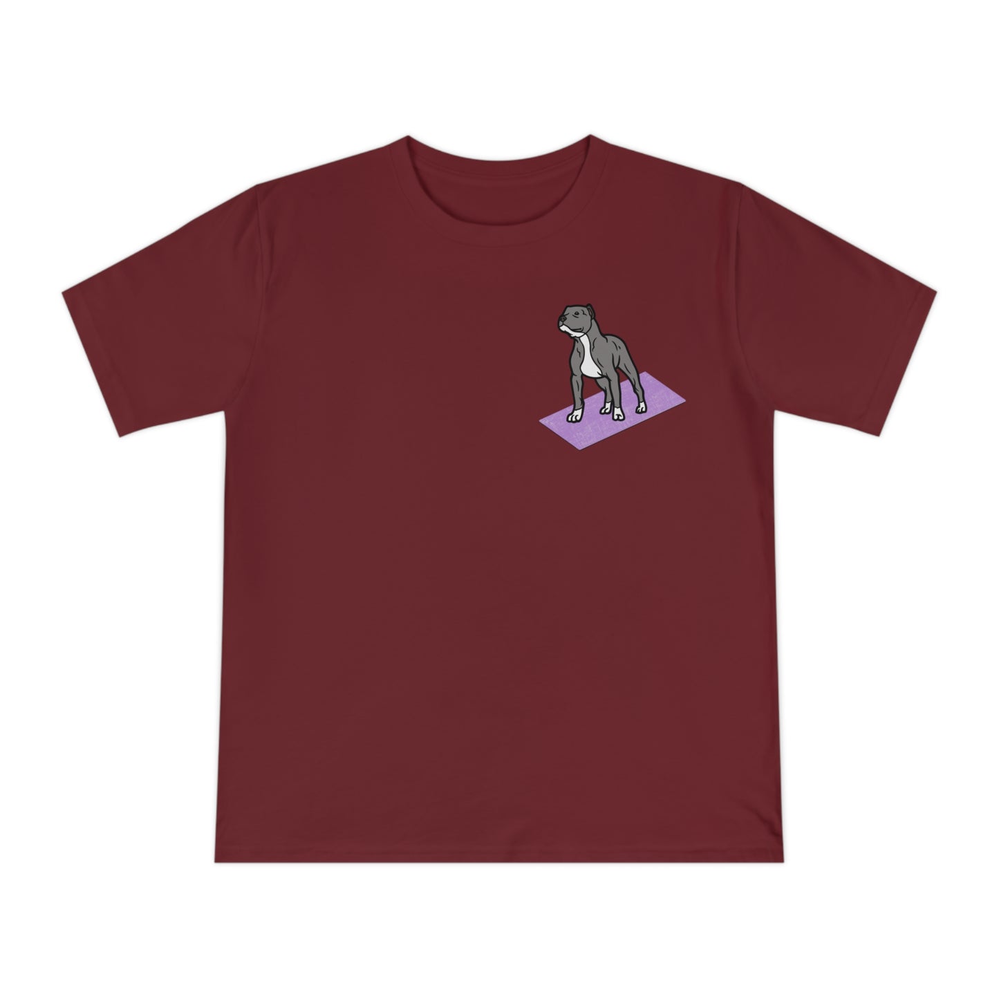 Rescue Puppy Yoga Mat Pit Bull Graphic Tshirt