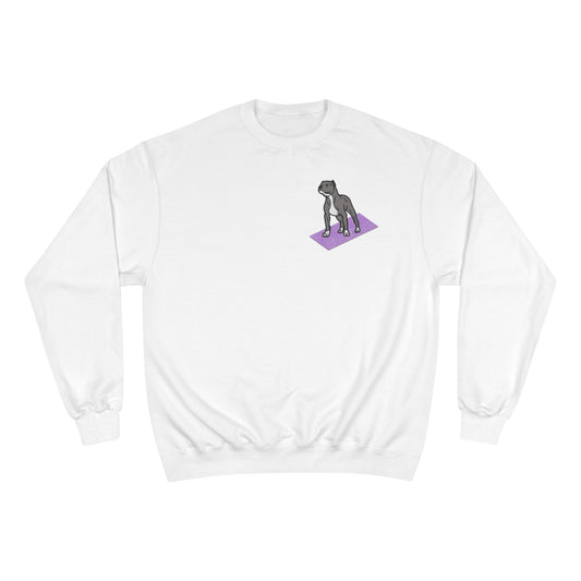 Rescue Puppy Yoga Mat Pit Bull Graphic Crewneck