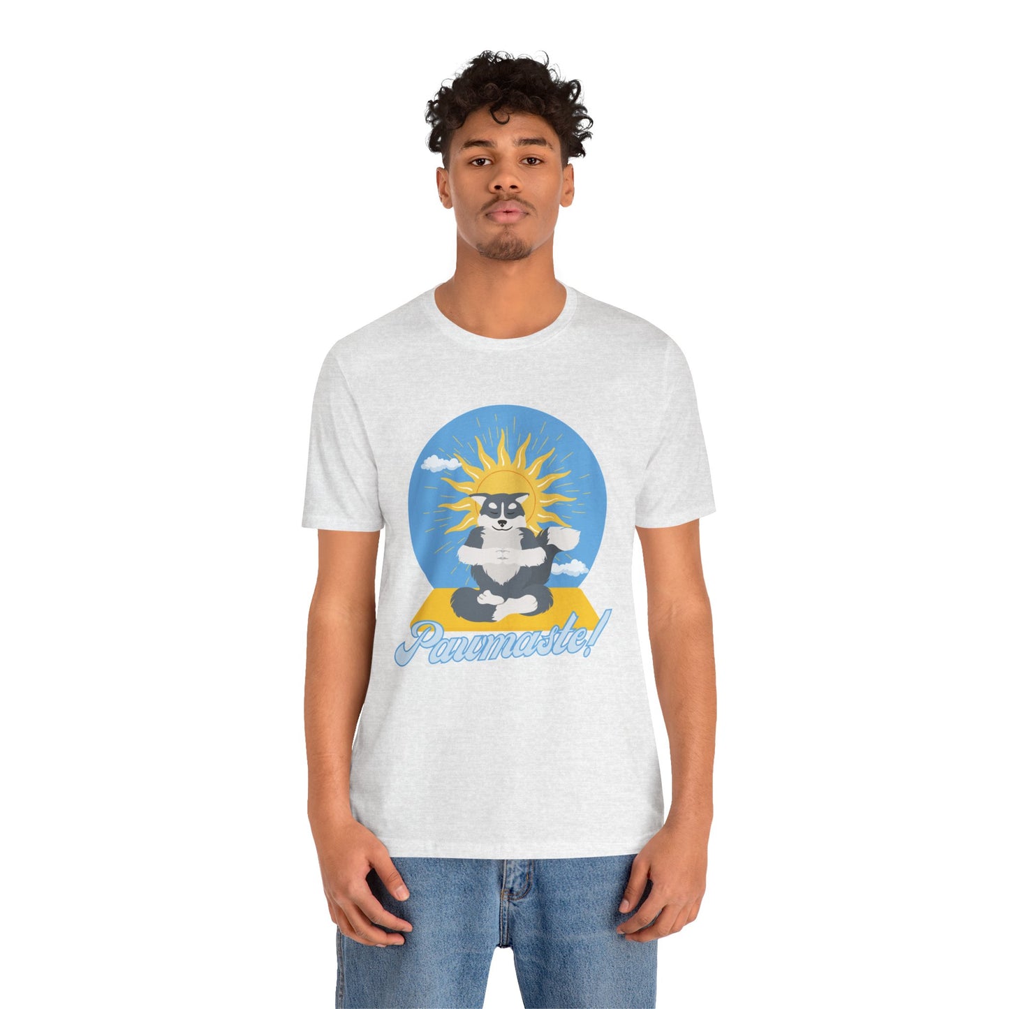 Pawmaste Happy Husky Puppy Yoga Shirt Unisex Classic Tee