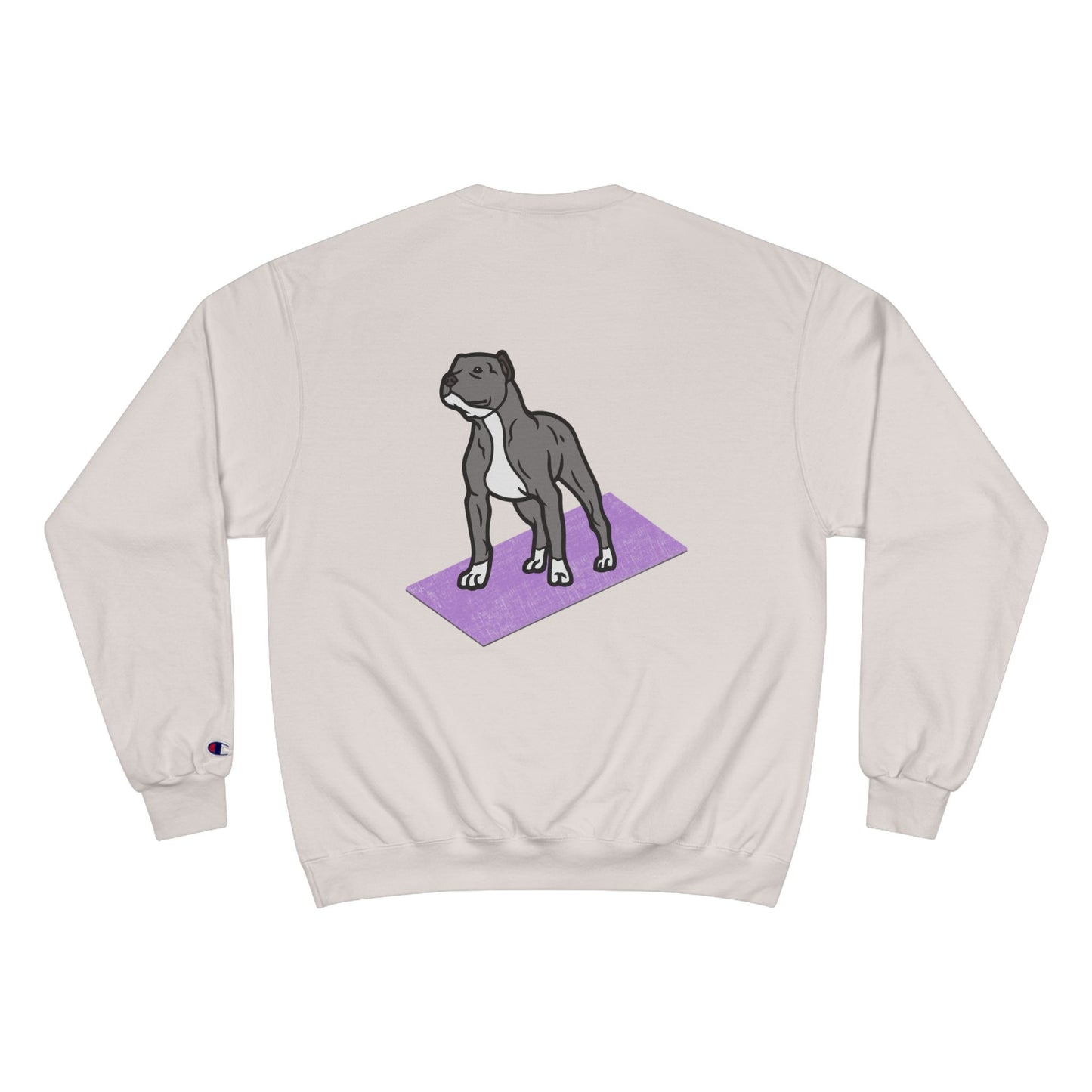 Rescue Puppy Yoga Mat Pit Bull Graphic Crewneck