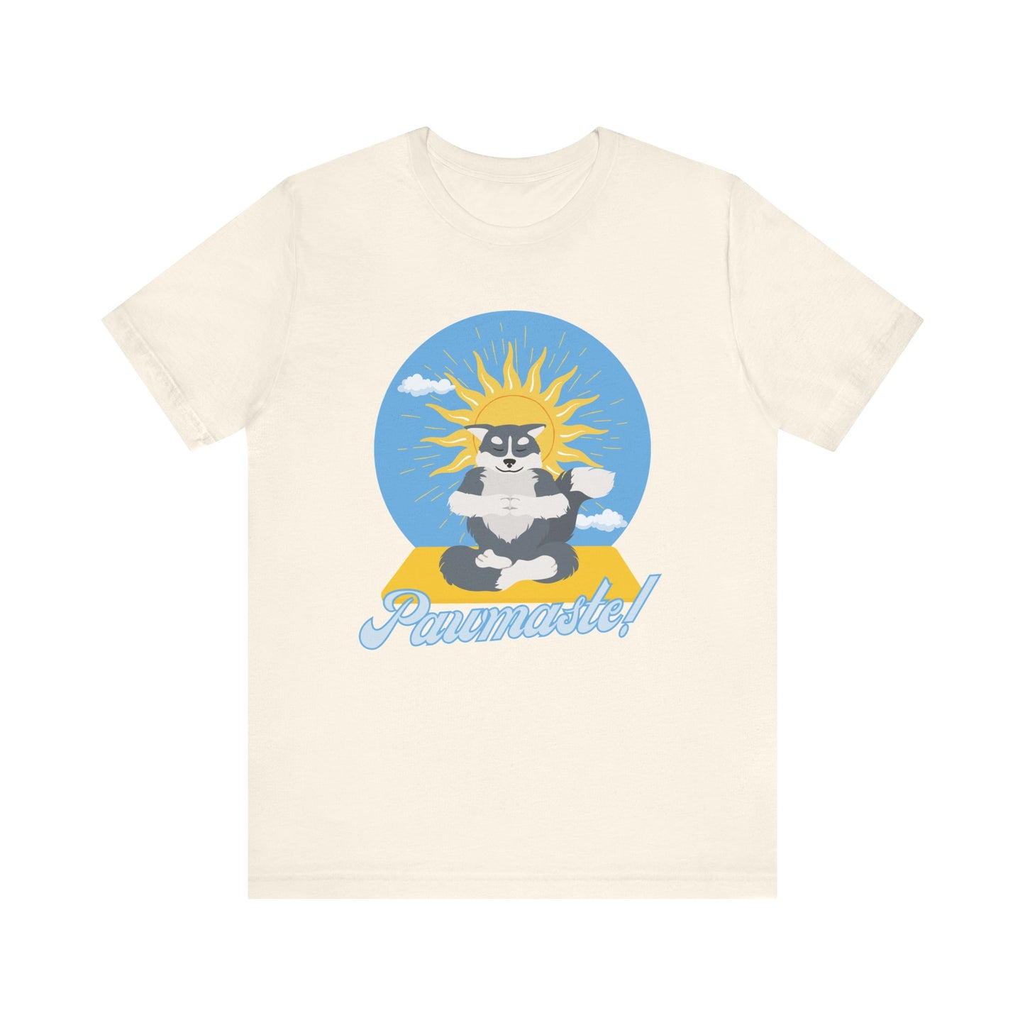 Pawmaste Happy Husky Puppy Yoga Shirt Unisex Classic Tee