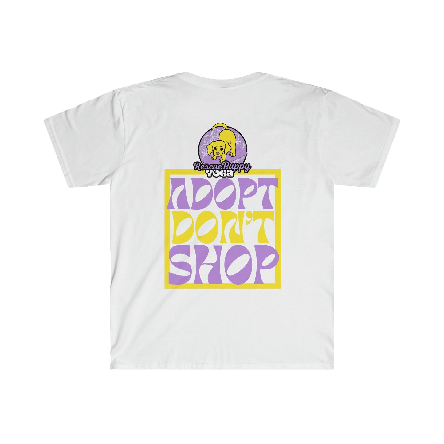 Adopt Don’t Shop Unisex Organic Short Sleeve Tee