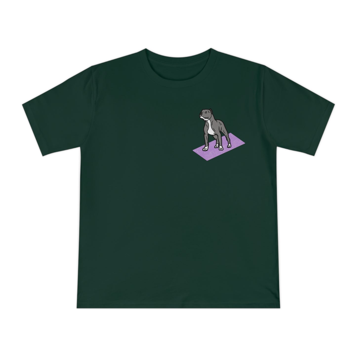 Rescue Puppy Yoga Mat Pit Bull Graphic Tshirt