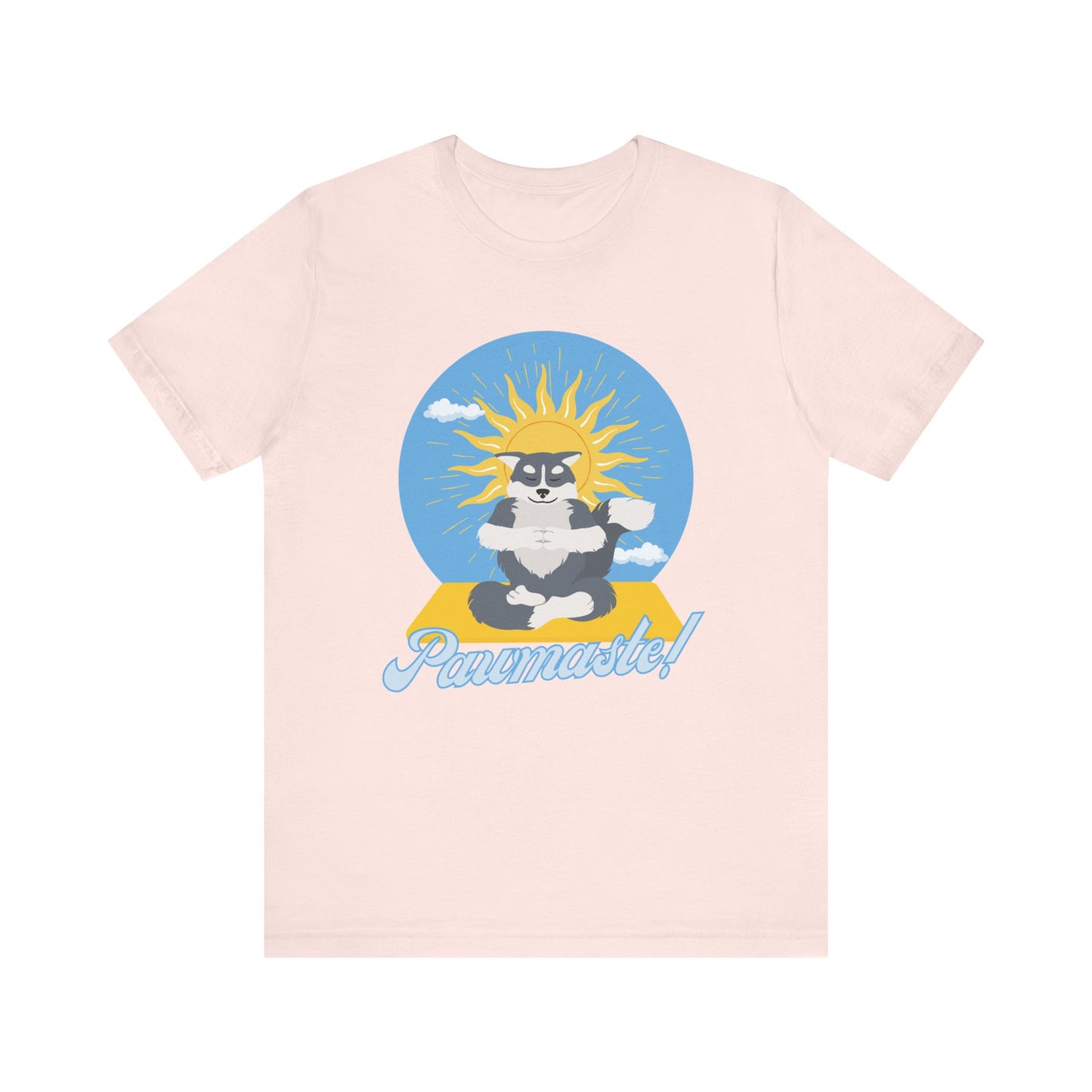 Pawmaste Happy Husky Puppy Yoga Shirt Unisex Classic Tee