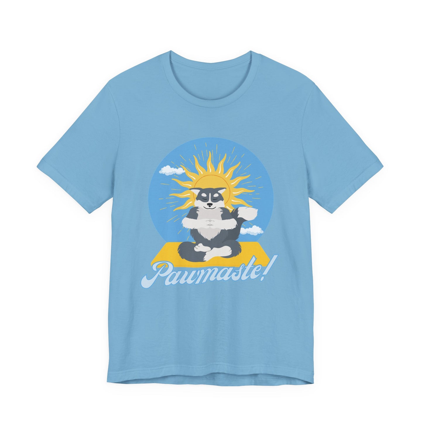 Pawmaste Happy Husky Puppy Yoga Shirt Unisex Classic Tee