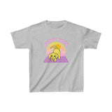 KIDS Puppy Pose with Yogi the Rescue Puppy Yoga Mascot Mountain Seen Unisex Classic Tee