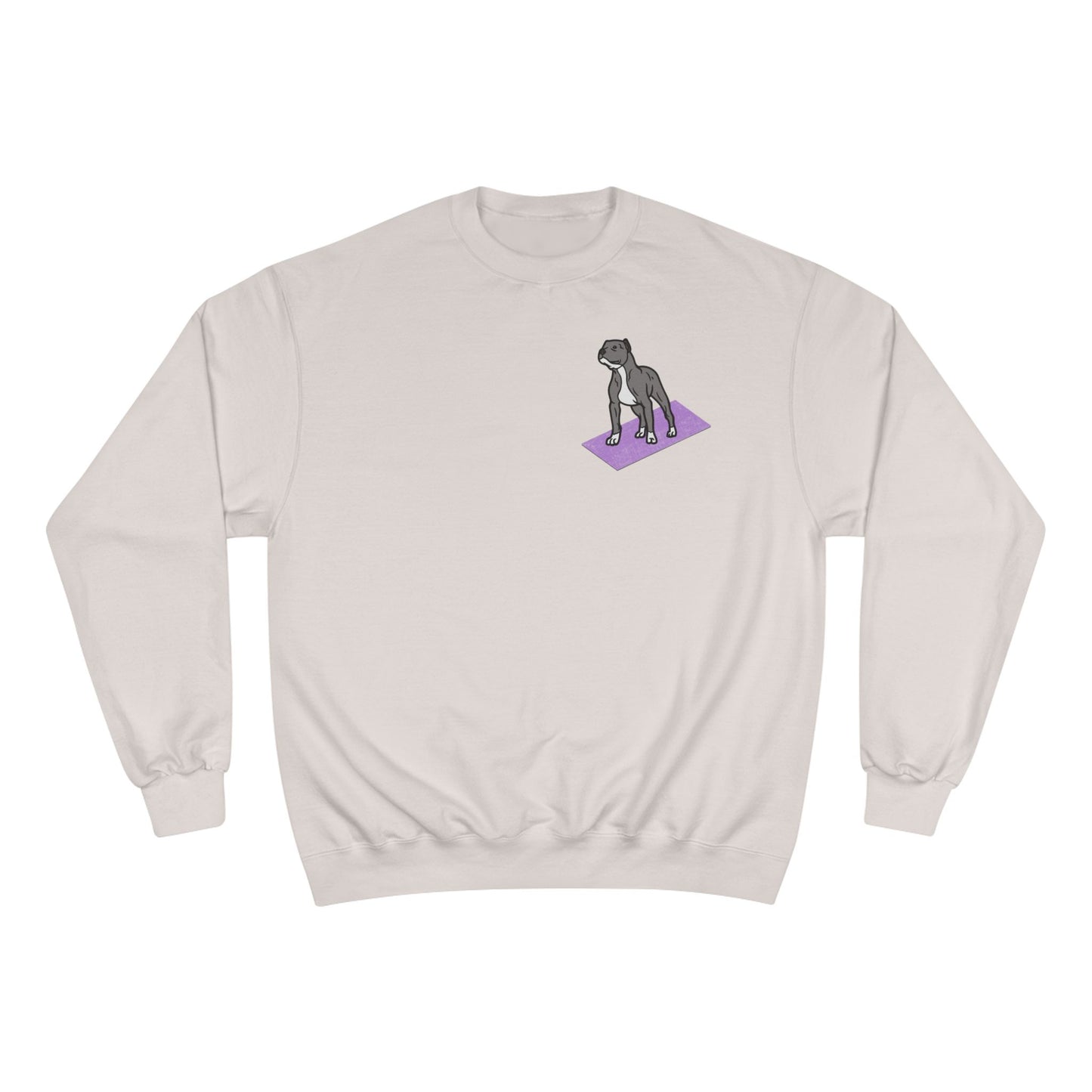 Rescue Puppy Yoga Mat Pit Bull Graphic Crewneck