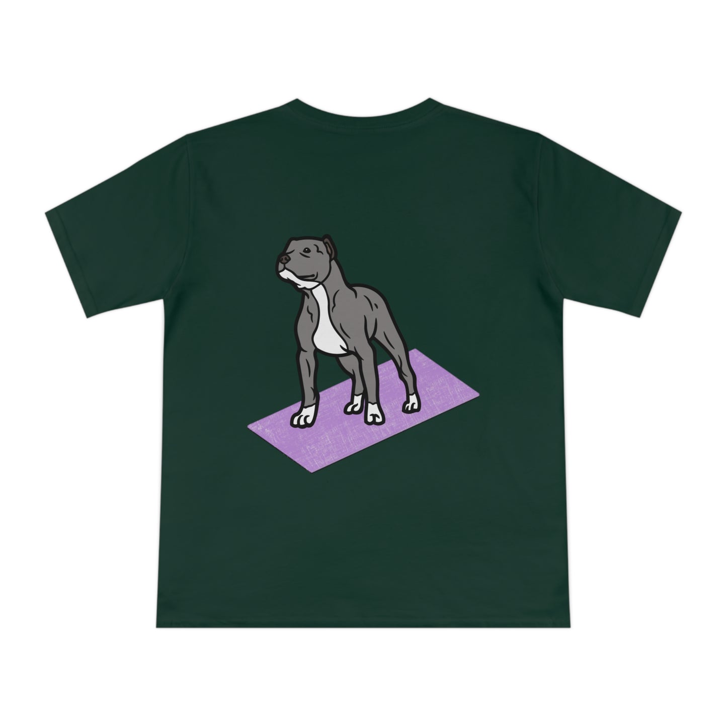 Rescue Puppy Yoga Mat Pit Bull Graphic Tshirt