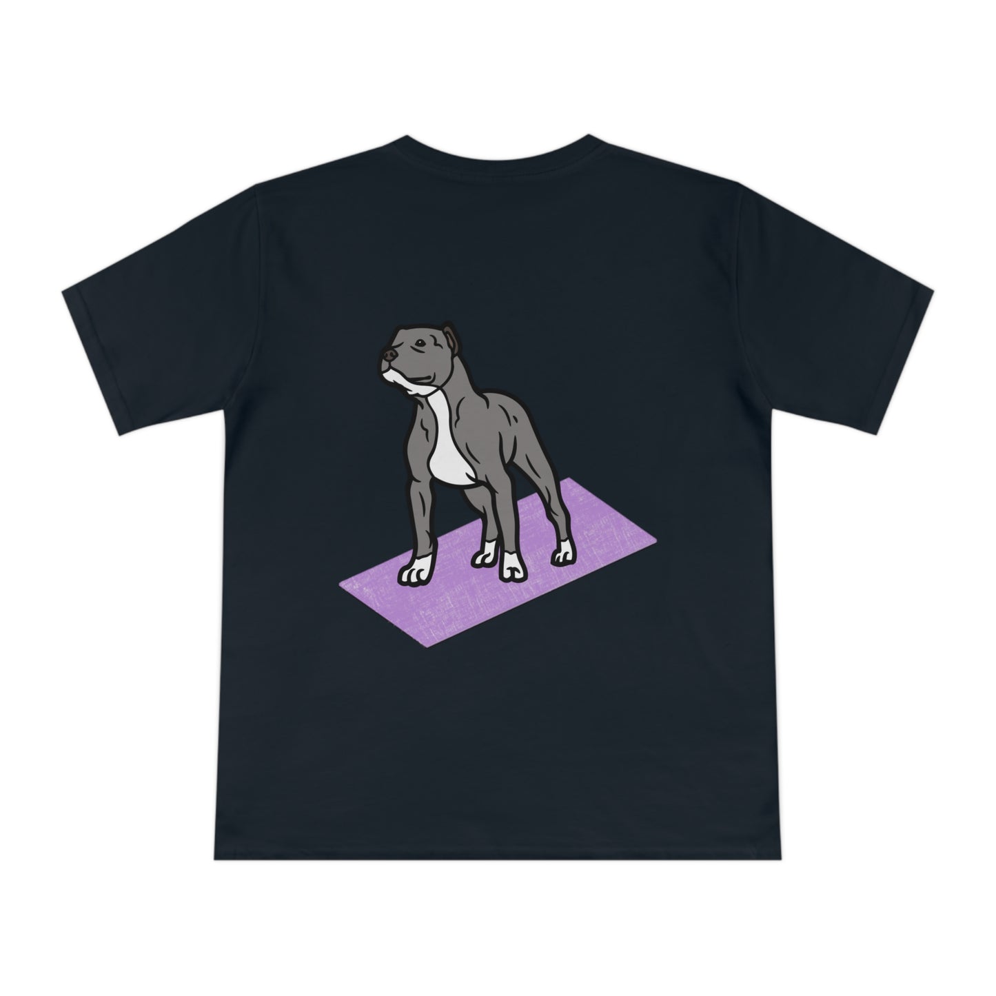 Rescue Puppy Yoga Mat Pit Bull Graphic Tshirt