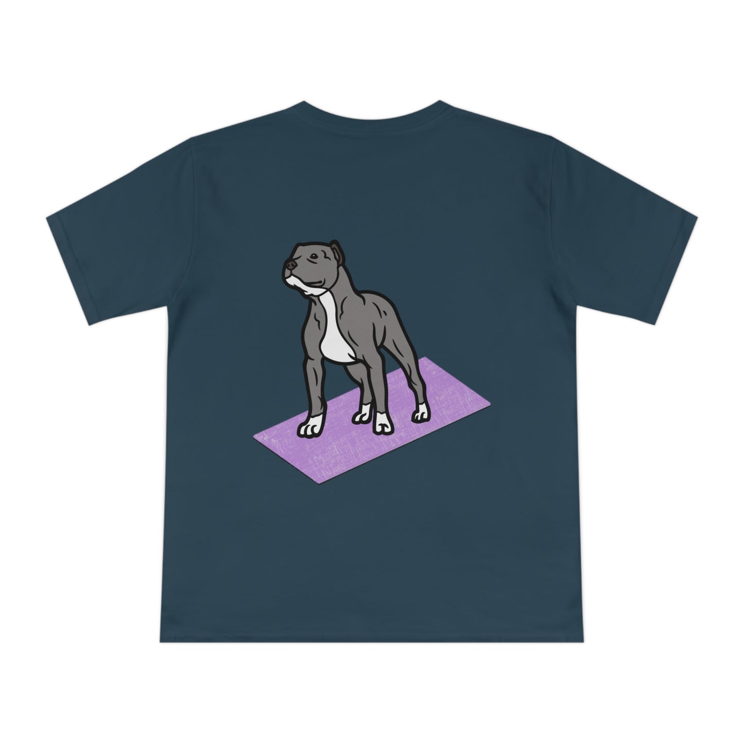 Rescue Puppy Yoga Mat Pit Bull Graphic Tshirt
