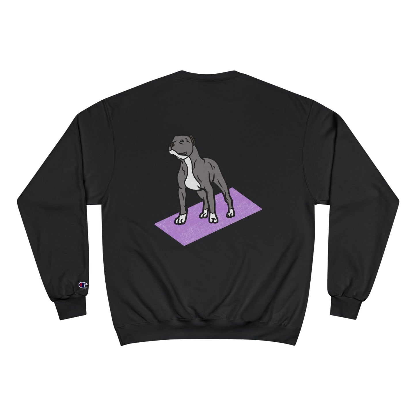 Rescue Puppy Yoga Mat Pit Bull Graphic Crewneck