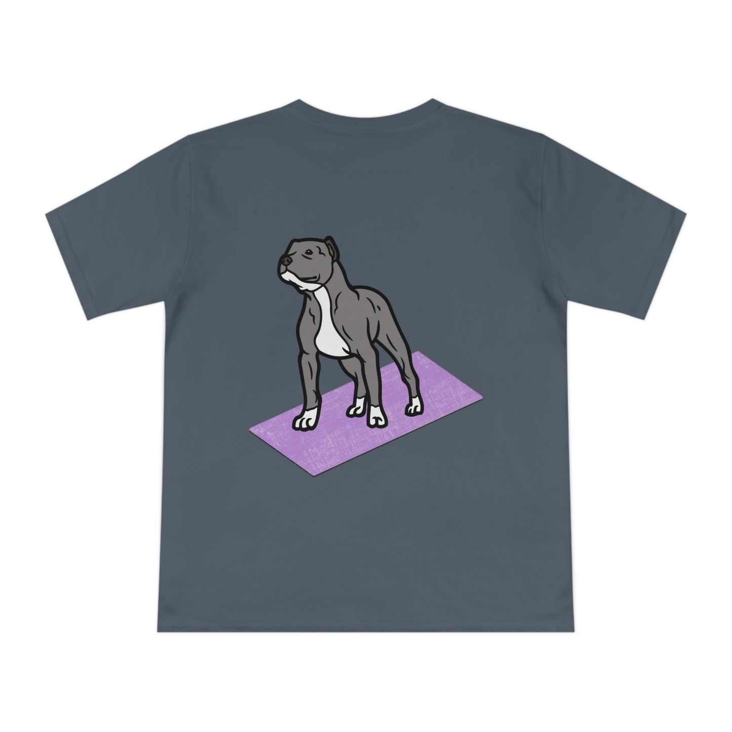 Rescue Puppy Yoga Mat Pit Bull Graphic Tshirt