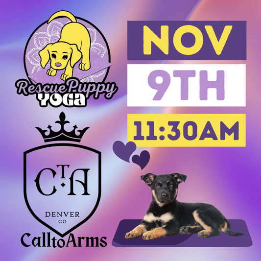 Rescue Puppy Yoga - Call to Arms Brewing Co.