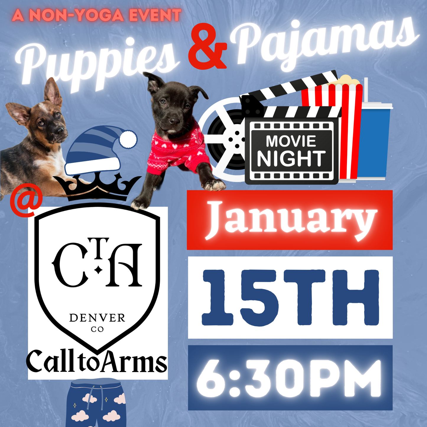 Puppies & Pajamas @ Call to Arms Brewing Co.