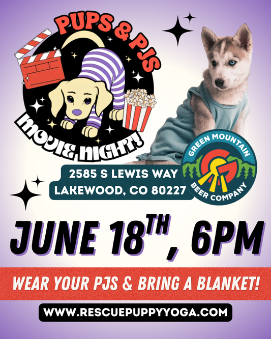 Puppies & Pajamas Movie Night @ Green Mountain Beer Company