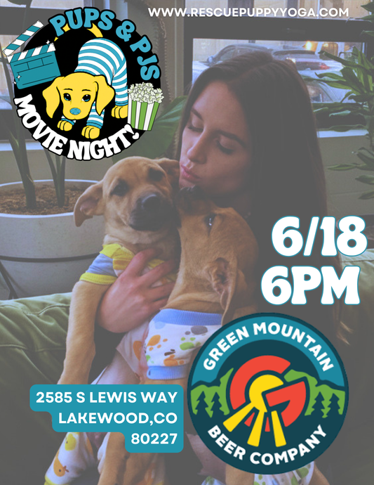 Puppies & Pajamas Movie Night @ Green Mountain Beer Company
