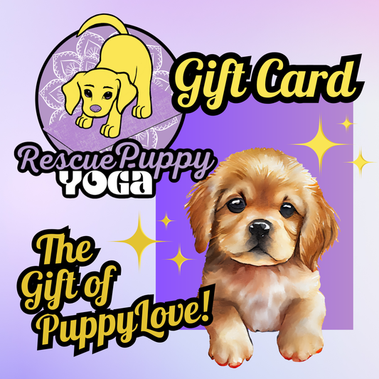 Rescue Puppy Yoga Gift Card