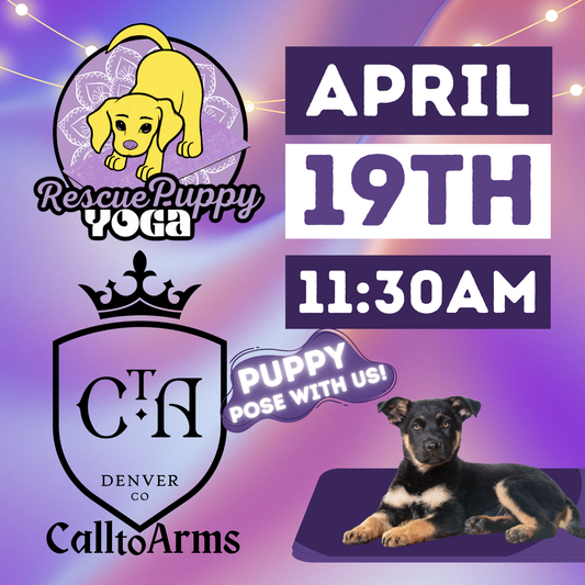 Rescue Puppy Yoga - Call to Arms Brewing Co.