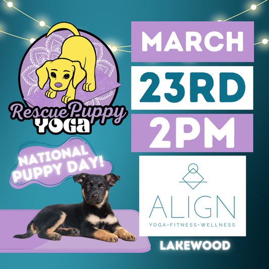 Rescue Puppy Yoga - Align Lakewood