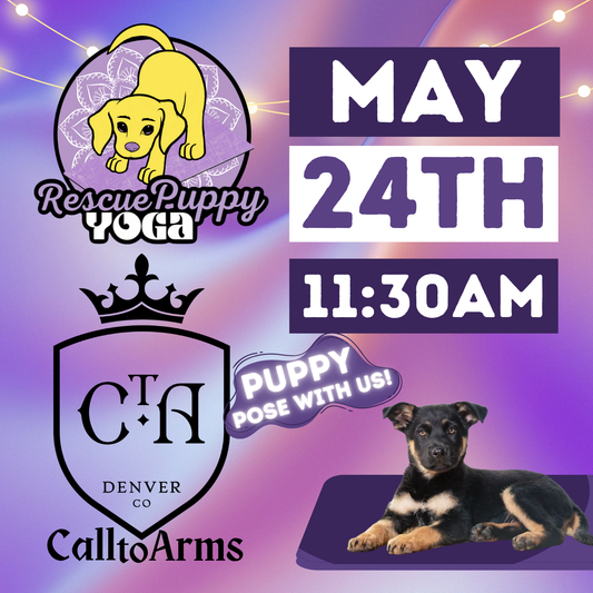 Rescue Puppy Yoga - Call to Arms Brewing Co.