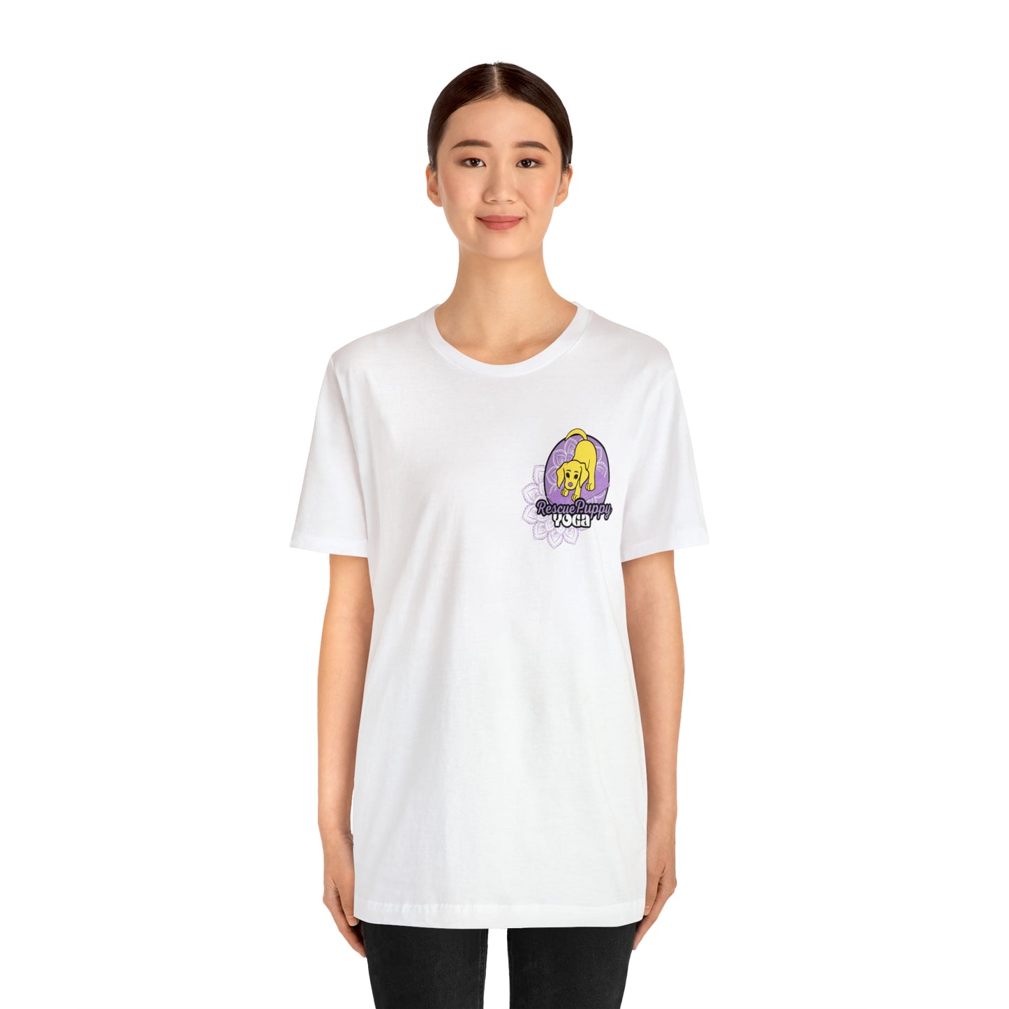 Rescue Puppy Yoga Mandala Unisex Classic Tee