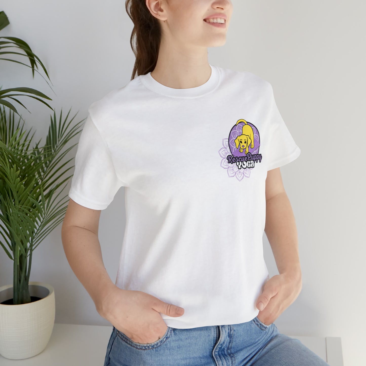 Rescue Puppy Yoga Mandala Unisex Classic Tee