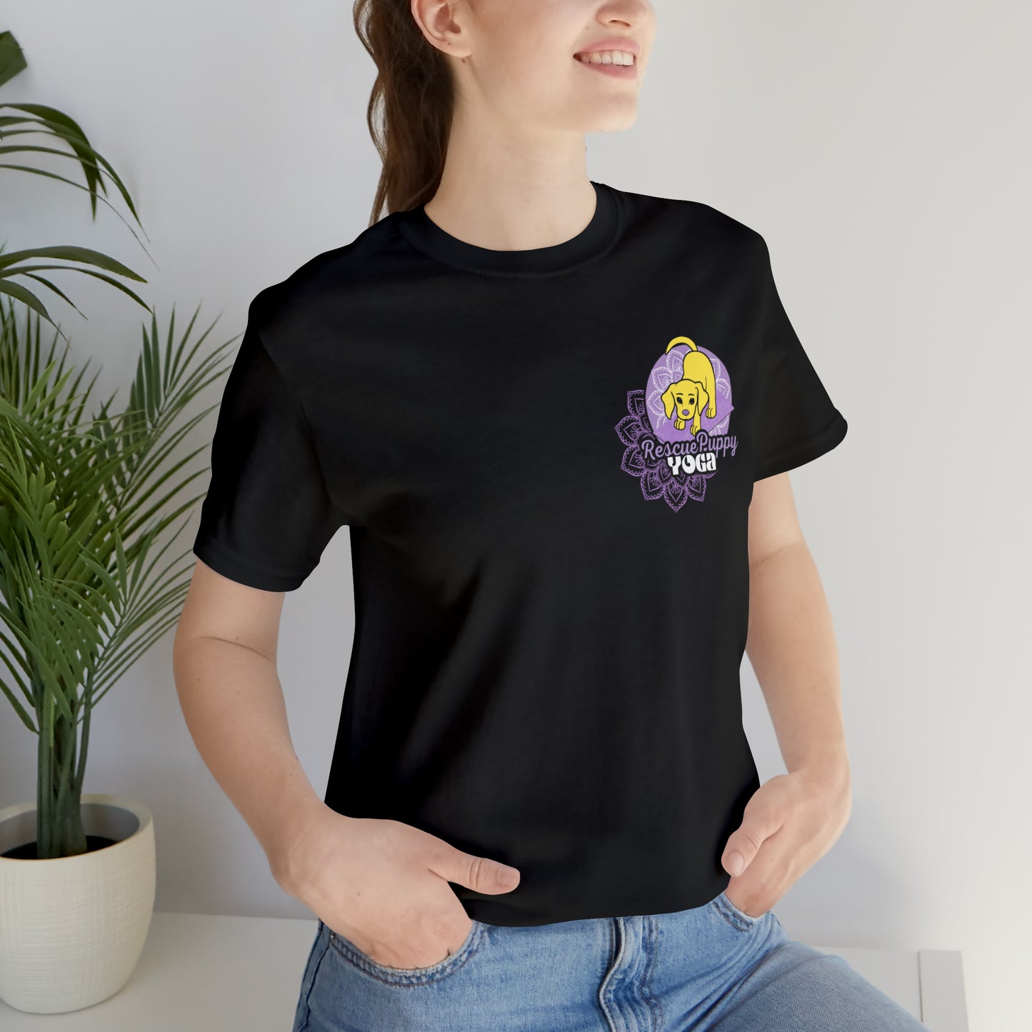 Rescue Puppy Yoga Mandala Unisex Classic Tee