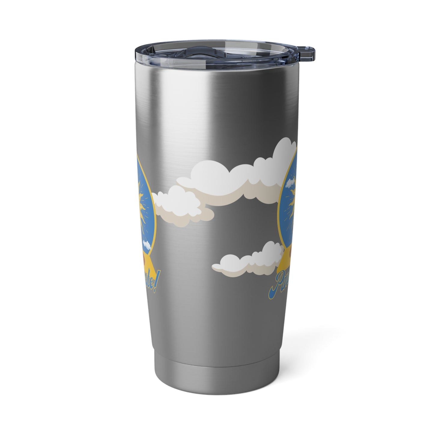 Pawmaste Peacful Pitbull Pawmaste in the Clouds Rescue Puppy Best Coffee Tumbler