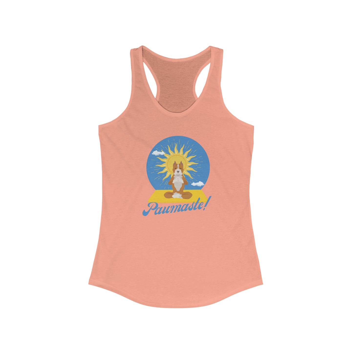 Pawmaste Pitbull Puppy Yoga Women’s Tank Top