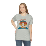 Pawmaste Pitbull Puppy Yoga Mountain Shirt Unisex Classic Tee