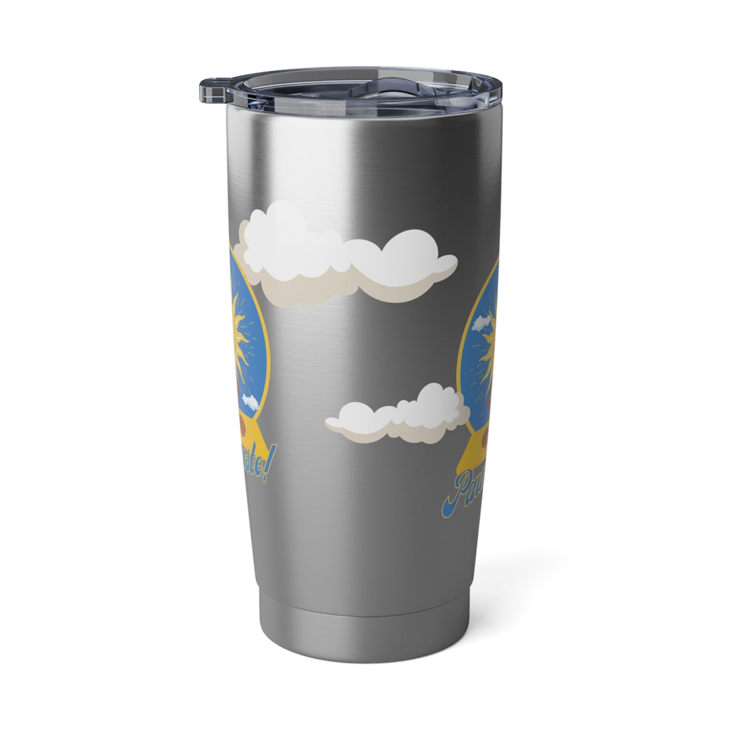 Pawmaste Peacful Pitbull Pawmaste in the Clouds Rescue Puppy Best Coffee Tumbler