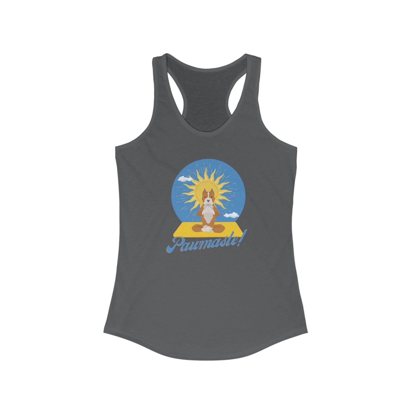 Pawmaste Pitbull Puppy Yoga Women’s Tank Top